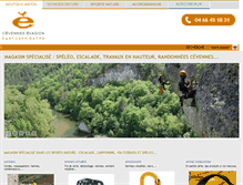 Tablet Screenshot of cevennes-evasion-boutique.com